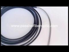 FTTA CPRI Field Fiber Optic DLC Patch Cord 5.0mm LSZH Black