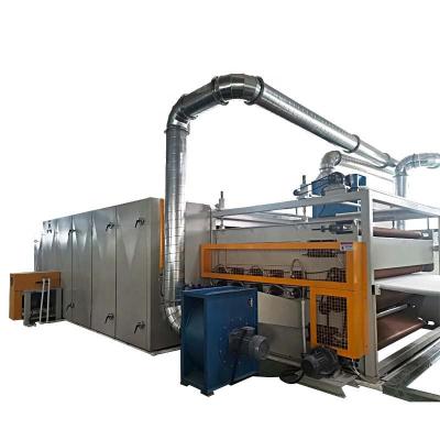 China Chemically Thermal Bonding Oven Machine Wadding Nonwoven Polyester for sale