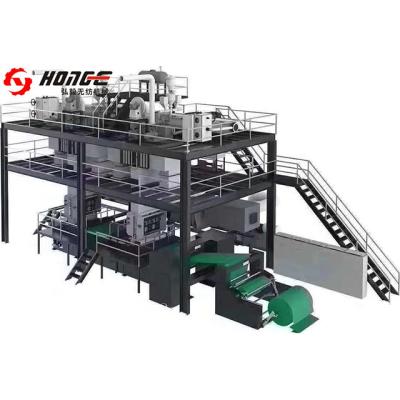 China S SS SSS SMS Spunbond Nonwoven Production Line For Shopping Bags for sale