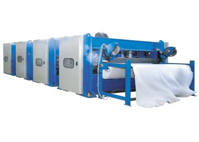 Chine chaîne de production de poinçon d'aiguille de matériaux de feutre de la filtration 500kg/H fibre de polyester à vendre