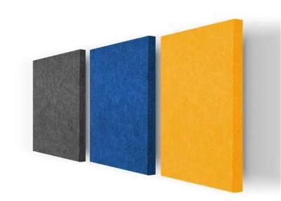 China High Density 24mm Polyester Fiber Acoustic Board for sale