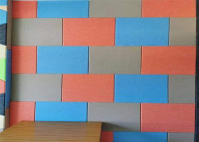 China Office 3D PET Acoustic Panel , Decorative Sound Absorbing Wall Panels for sale
