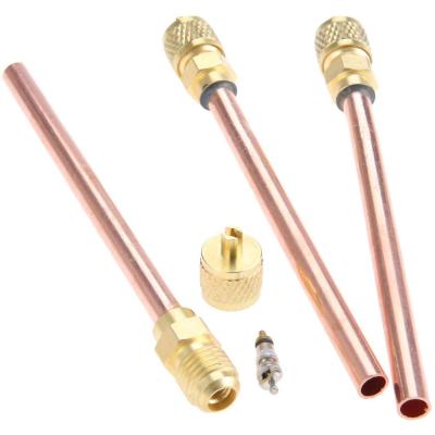 China Refrigeration Access HVAC Valve 19G 1/4OD Copper Material Manual Power for sale