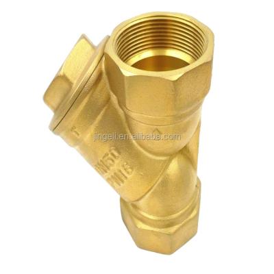 China OBM Pneumatic Brass Y Strainer Filter , Wear Resistant Copper Y Strainer for sale
