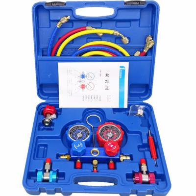 China Industrial AC Manifold Gauge Kit Practical For R134A R12 R22 R502 for sale