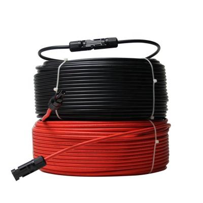 China Copper Conductor DC XLPE PV 10mm2 Solar Panel Cords for sale