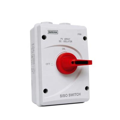 China 1000V DC 32A Waterproof DC Isolator Switch for sale