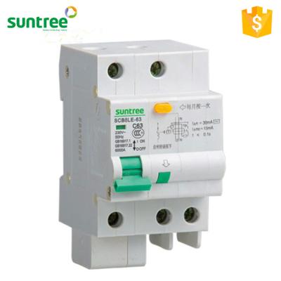 China 32A SCB8LE Residual Current Circuit Breaker for sale