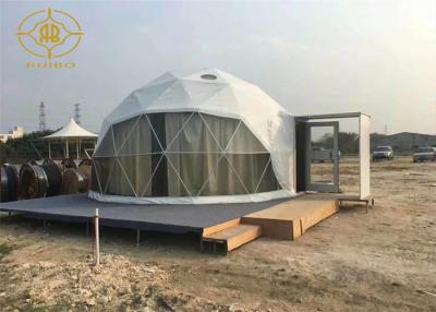 China Clear Span Lightweight Geodesic Tent Fire Retardant Commercial Dome Tents for sale