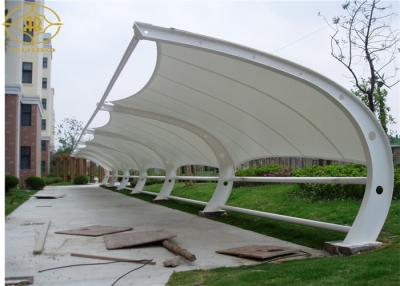 China Anti - Aging Canopy For Car Parking , Commercial Building Solar Shades For Cars for sale