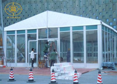 China Glass Sidewalls Aluminium Frame Tent Fashionable Style 500-700 People Capacity for sale