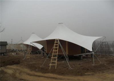 China Custom Tensioned Fabric Membrane Large Glamping Tent Aesthetic Appearance for sale