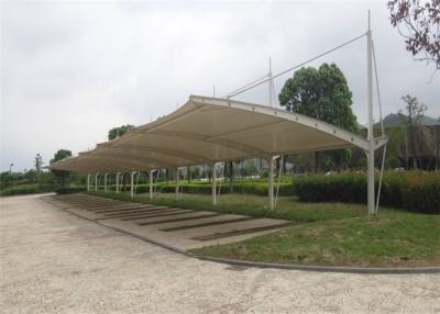 China Customised Anti UV PVDF Fabric Car Parking Shed For House for sale