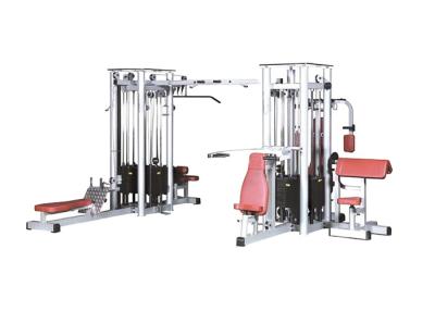 China 8 Station Multi Gym Equipments / Commercial Grade Multifunction Gym Machine for sale