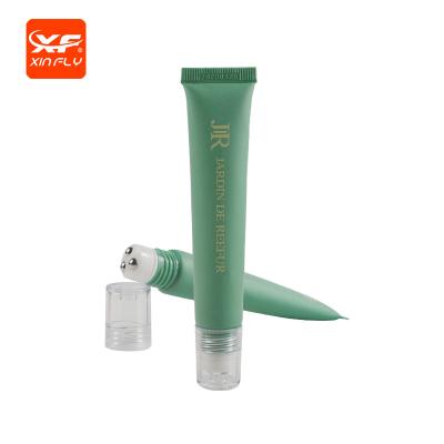 China 20g Plastic Tube 20ml Empty Cosmetic Packaging Squeeze Tube Body Lotion Face Wash Massage Eye Cream Tubes With Ball for sale