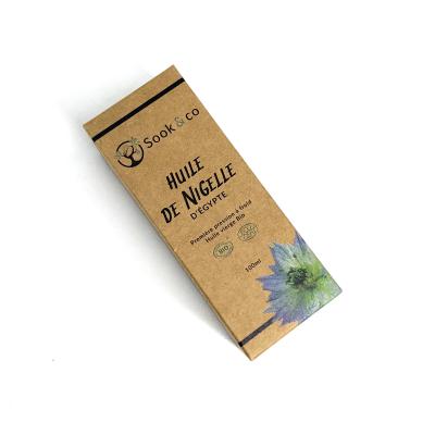 China ISO Biodegradable 250gsm Kraft Paper Packaging Boxes For Soap Bar for sale