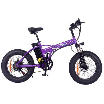 China 500W Brushless Motor Fat Tire Electric Mountain Bike 48V/10.4AH Lithium Battery for sale
