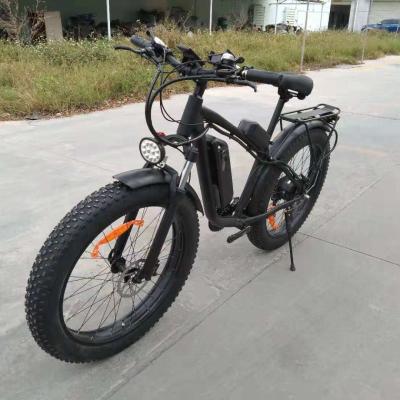 China 13.4Ah Lithium Battery Fat Tire Electric Mountain Bike Full Suspension 21 Speed for sale