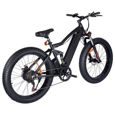 China 500W 48V 12AH Fibra de Carbono Bicicleta Elétrica de Montanha Bateria de Lítio à venda