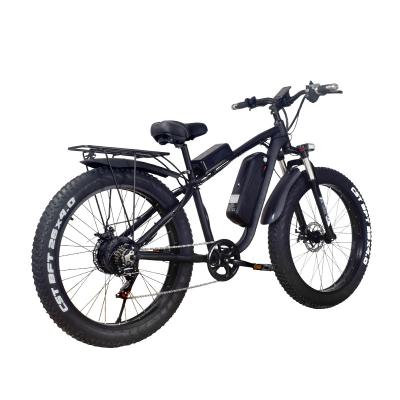 China Bicicleta de montaña eléctrica de 26 pulgadas con neumático gordo para negocios de 60 a 80 km de alcance en venta