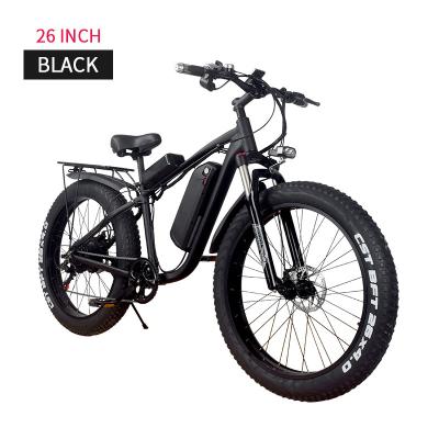 China 30-50Km/H Mountain Snow Bike Bicicleta elétrica Suspensão completa 7 velocidade à venda