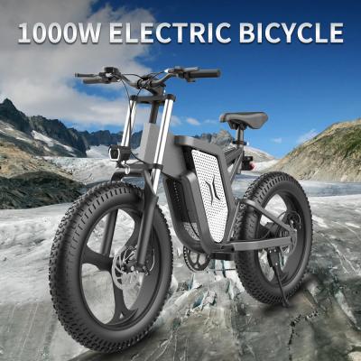 Chine Derniers 20 pouces 48v 500w vélo électrique moteur pleine suspension 60KM portée à vendre