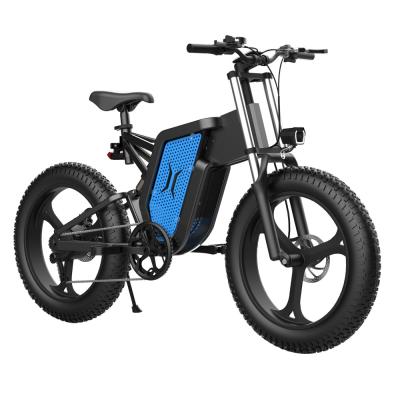 Chine 48v 500watt vélo électrique de ville à suspension complète batterie au lithium alimenté à vendre