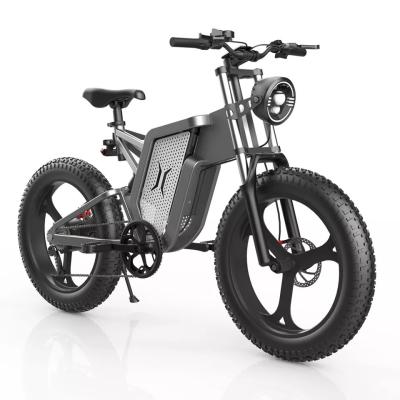 China Adults 1000W 48V 10AHX20 Off Road Fat Tire Electric Bike 20 Inch for sale