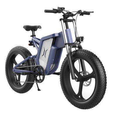 China Latest Design 1000w 48v10ah 20 Inch Fat Tyre Electric Bike Faster Charging for sale