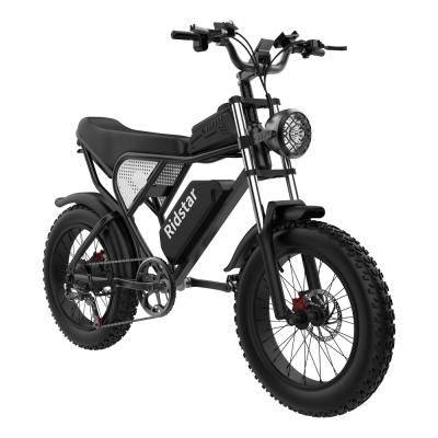China 1000W Fat Tire Snow Electric Bike 7 Speed Electric Mountain Bike 48V 20ah for sale