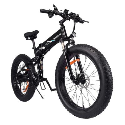 China 30-50Km/H 10.5AH Folding Electric Mountain Bike Pedal Assist For Ladies for sale