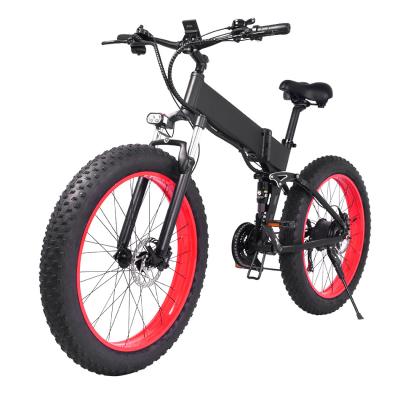 China Hydraulic Disc Brake Foldable Electric Mountain Bike 30-50Km/H Max Speed for sale