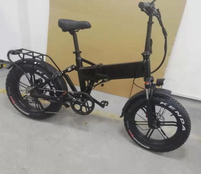 China Full Suspension 20 Inch Electric Bicycle 750w Folding Electric Bike 17.5ah 48V for sale