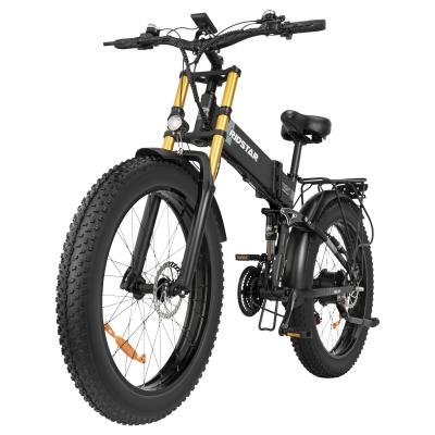 China Trendy 26 Inch Electric Bike Adult Electric Mountain Bike 21 Speed Gears for sale