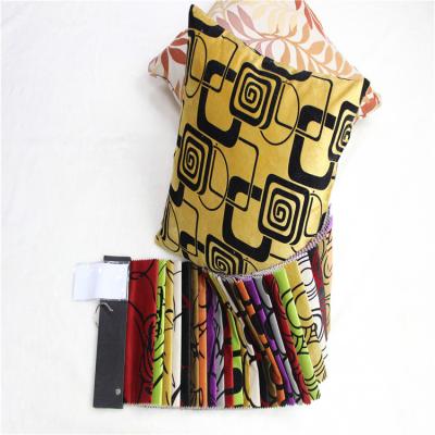 China Shrink - Resistant Patterned Microfiber Fabric Upholstery Plush Fabric for sale