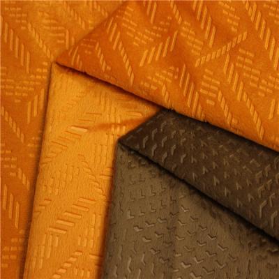 Chine Tissu brillant de relief de tissu de sofa de la Pologne antistatique toutes les couleurs de sortes à vendre