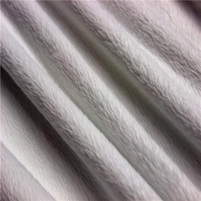 China Shrink - Resistant Minky Velboa Fabric 1.5m~2.0m Width For Blanket for sale