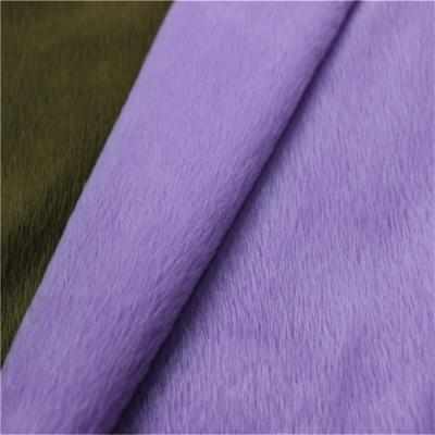 China 100 polyester super soft FDY velboa knitted minky toy plush fabric 0.5mm-5mm Velboa Dty/fdy for sale