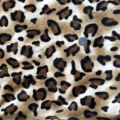 China Professional  Tiger 	Printed Fleece Fabric  220GSM~500GSM Warp Knitting for sale