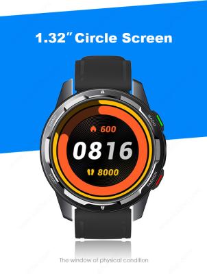 Chine 1,32 » coeurs Rate Monitoring de traqueur de sommeil de Smart Watch de forme physique d'Android d'écran de TFT à vendre