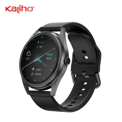 China 1.28 Inch Round Screen Men'S Waterproof Smart Watch Full Touch V5 Support Voice Assistant for sale