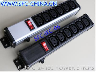 China SFC-IEC-06 C-13 IEC Power Strips for sale