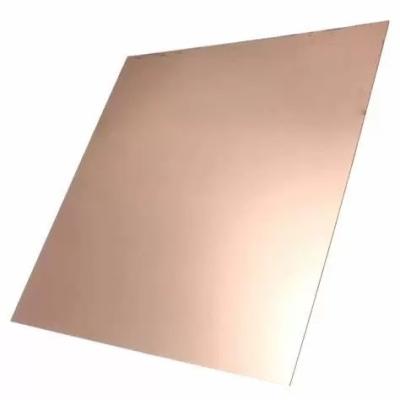 China JIS C10200 Placa de cobre gruesa Placa de hoja de latón Temperamento O-H112 en venta