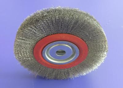 China Long Life Crimped Wire Wheel Brush 150 X 16mm Stainless Steel For Removing Rust à venda