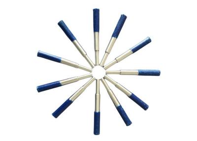 China Standard Duty 12MM Encapsulated Stem Mounted End Brushes for Burr Removal for sale