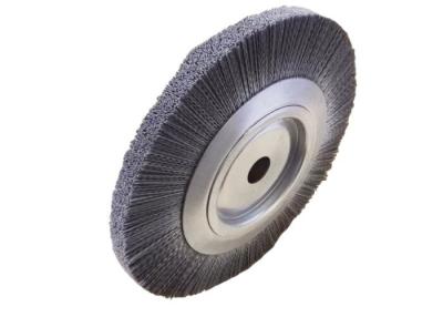 China High Performance 250mm Round Abrasive Filament Wheel Brushes for Light Deburring à venda