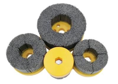 China DOT Style Abrasive Nylon Disc Brush Deburring Tools for Surface Preparation for sale