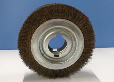 China 8 Inch Non Sparking Brass Wire Wheel Brush with 51mm Inner Hole for Paint Removal à venda