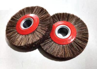 China More Flexible 5 Inch Horse Hair Wheel Brush for Polishing à venda