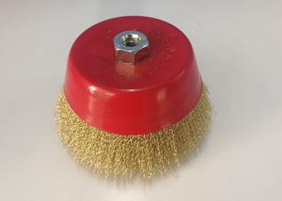 China 150mm Outer Diameter Crimped Wire Cup Brush for Cleaning Metal Working for sale